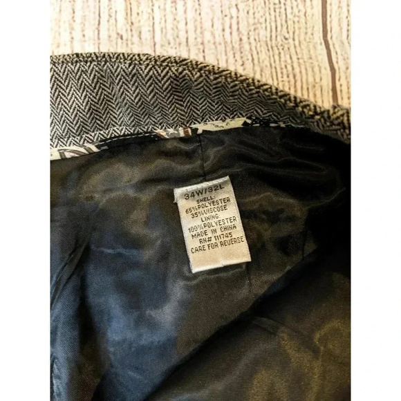 WD.NY Black Womens Cargo Dress Pants Sz 34 W 32L - Picture 10 of 10